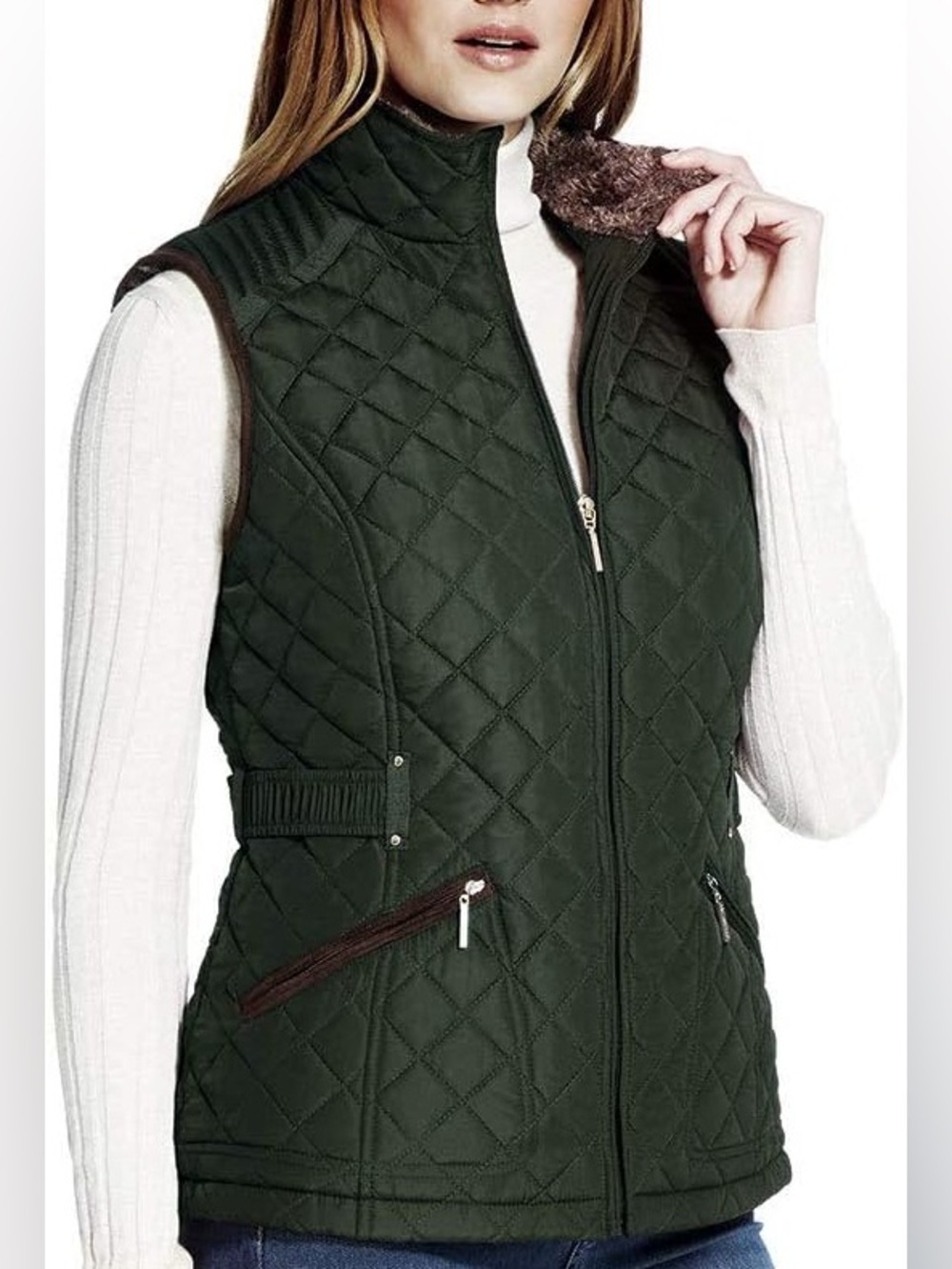 Weatherproof Ultra Soft Cozy Lining Quilted Vest
